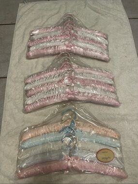 Once Upon A Rose Satin Padded Hangers (15 total)